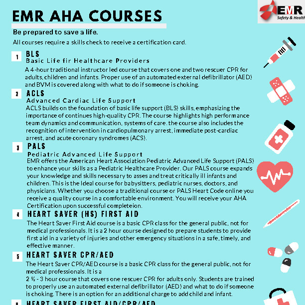 Health & Safety Infographics - EMR Safety and Health